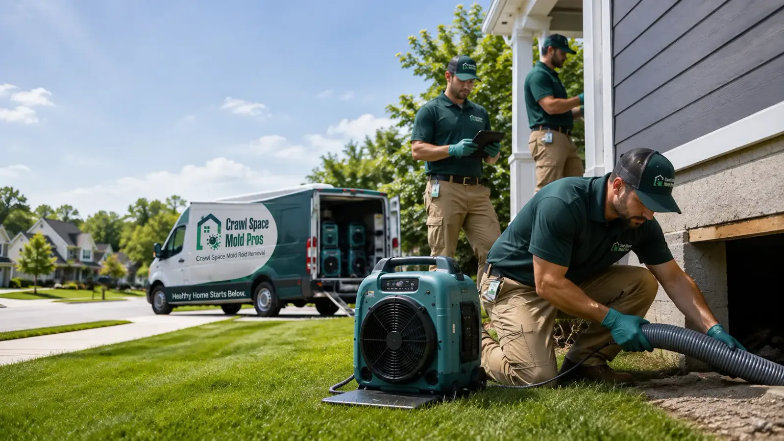 Crawl Space Mold Removal in Hazel, SD